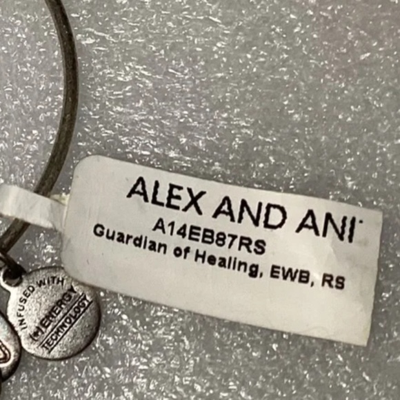 Alex And Ani Expandable Wire Bangle New With Tag Guardian of Healing, Renew Me - Picture 12 of 16